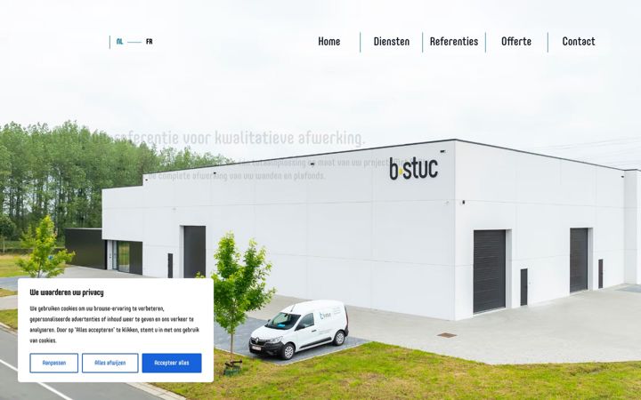 Screenshot of b-stuc.be