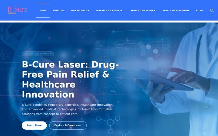 Screenshot of b-sure.in