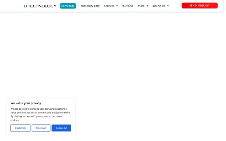 Skjermbilde av b-technology.eu