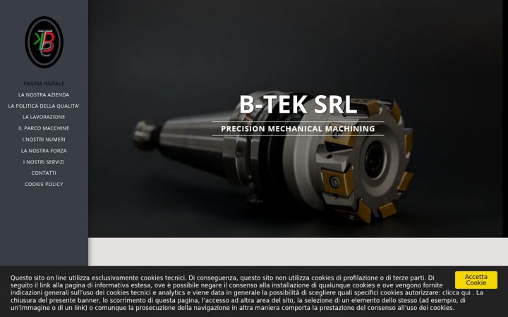 Screenshot of b-tek.it