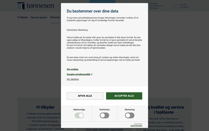 Screenshot of b-toennesen.dk
