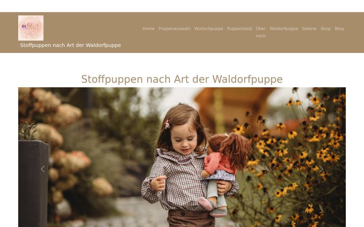 Skjermbilde av b-und-a-puppen.de
