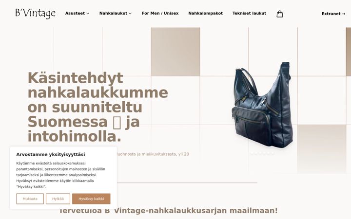 Screenshot of b-vintage.fi