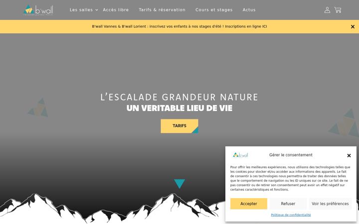 Screenshot of b-wall.fr