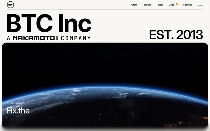 Screenshot of b.tc