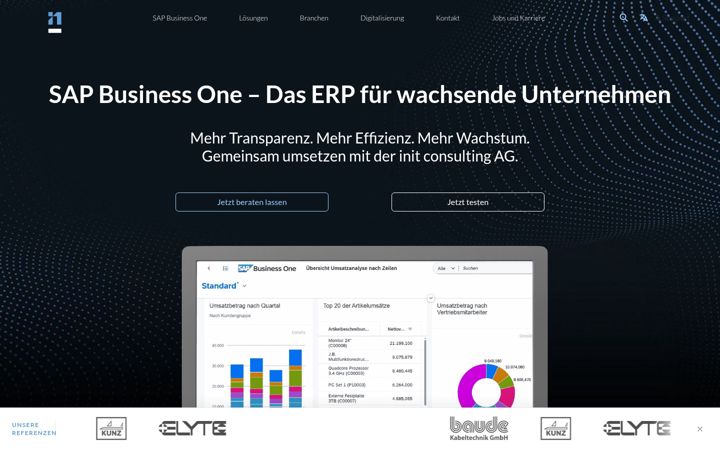 Skærmbillede af b1-consulting.ch