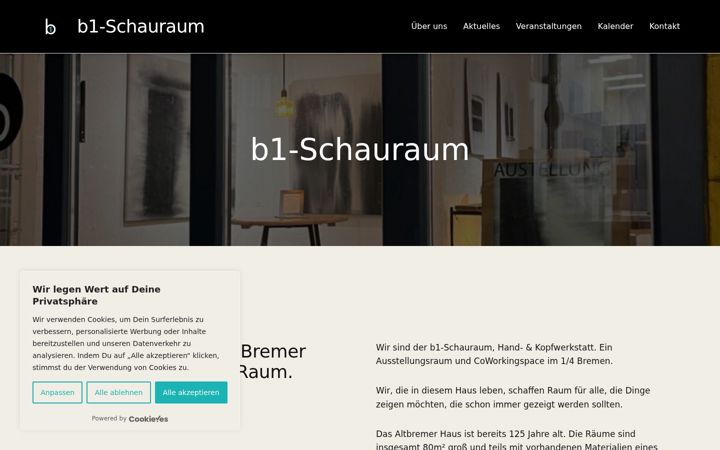 Képernyőkép: b1-schauraum.de