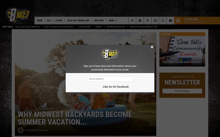 Screenshot of b1027.com