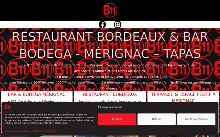Screenshot of b11merignac.fr