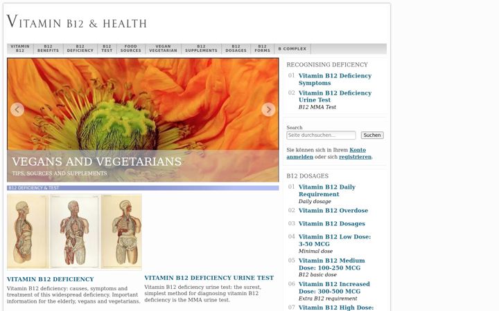Screenshot of b12-vitamin.com
