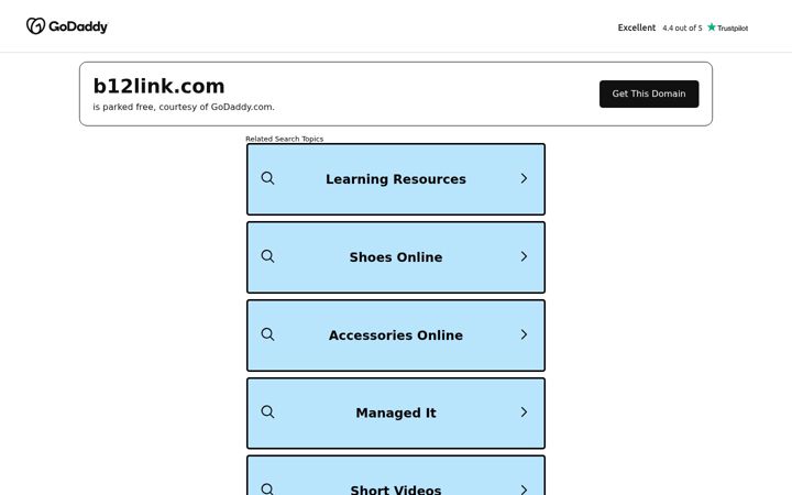 Screenshot of b12link.com