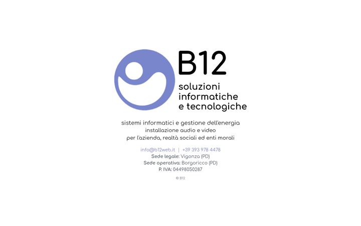 Screenshot of b12web.it