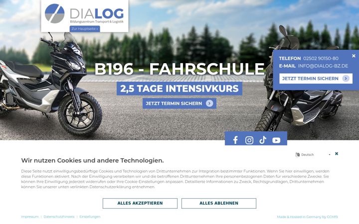 Screenshot of b196-intensivkurs.de