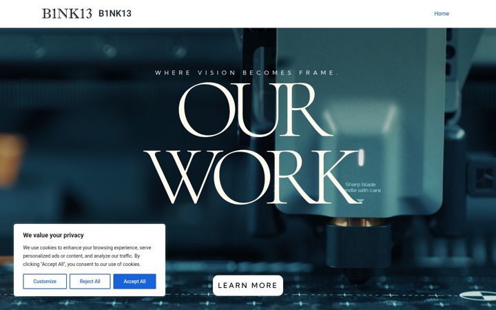 Screenshot of b1nk13.com