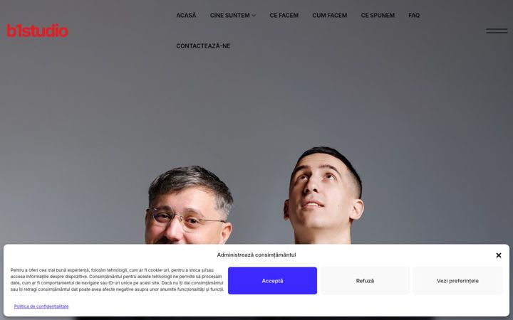 Screenshot of b1studio.ro