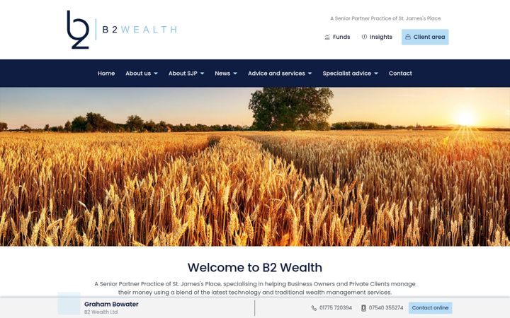 Screenshot di b2-wealth.co.uk