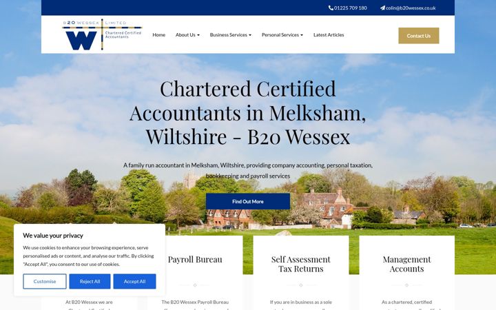 Screenshot di b20wessex.co.uk