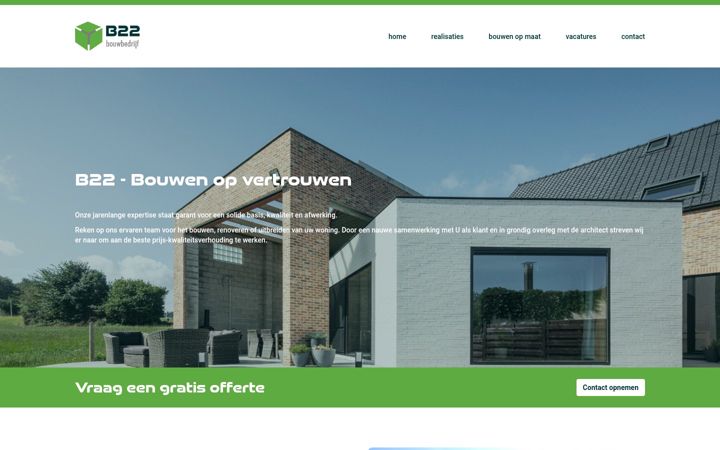 Screenshot of b22.be