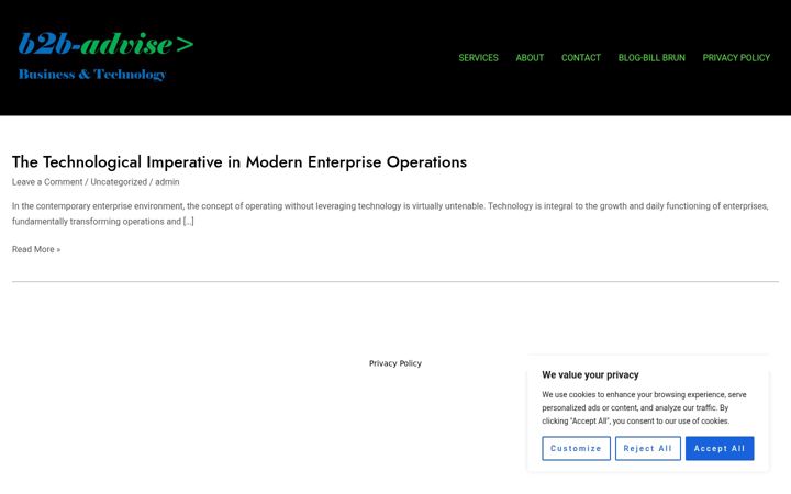 Screenshot of b2b-advise.com