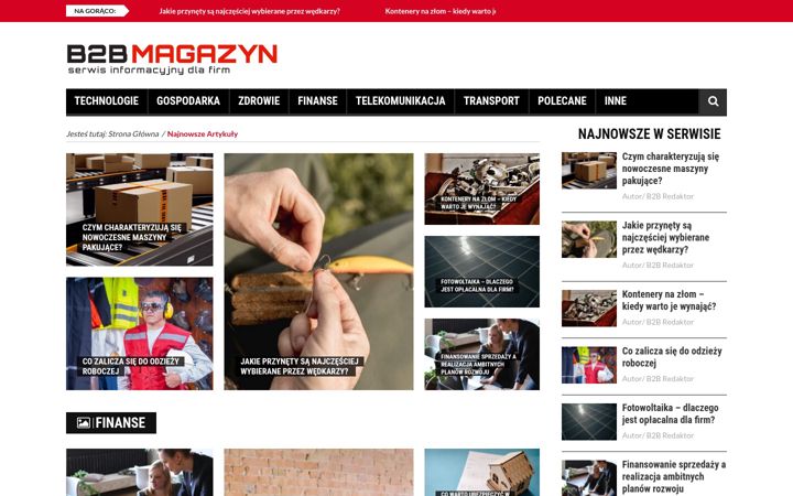 Screenshot of b2b-magazyn.pl