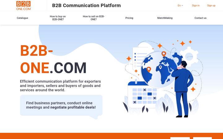 Screenshot of b2b-one.com