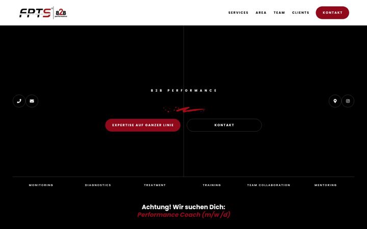 Screenshot of b2b-performance.de