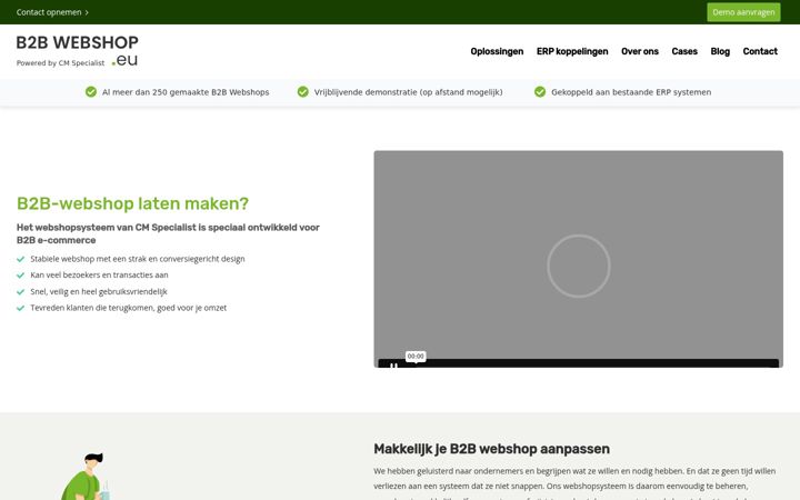 Screenshot of b2b-webshop.eu