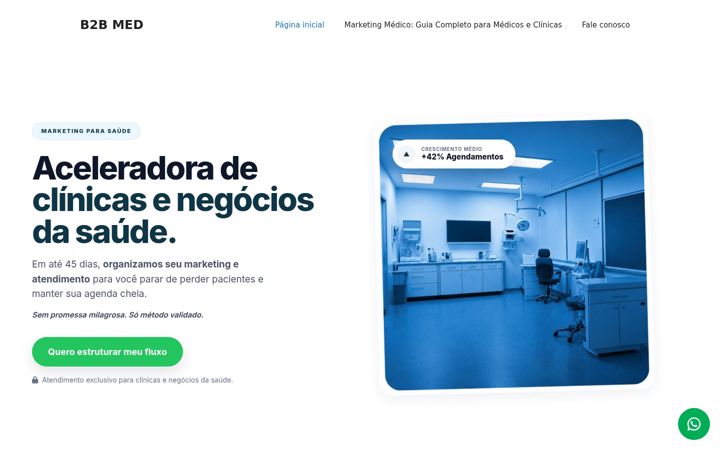 Screenshot di b2bagencia.com.br