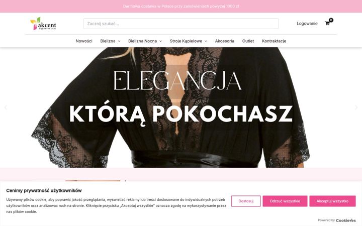 Screenshot of b2bakcent.pl