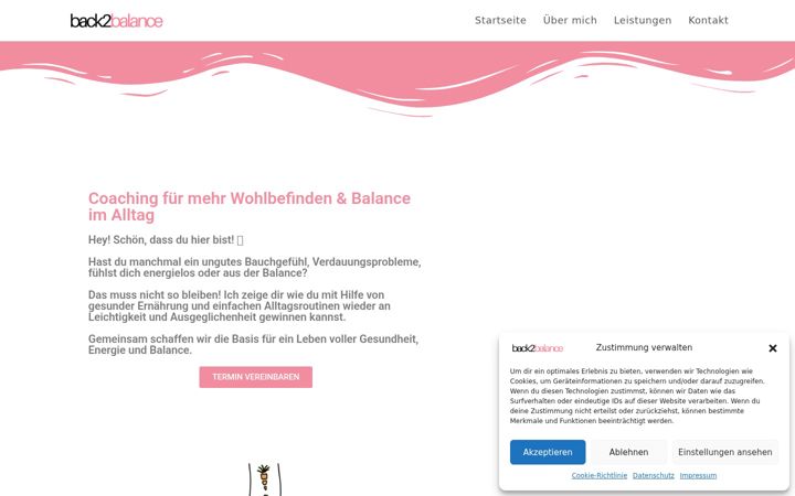 Screenshot of b2balance.de