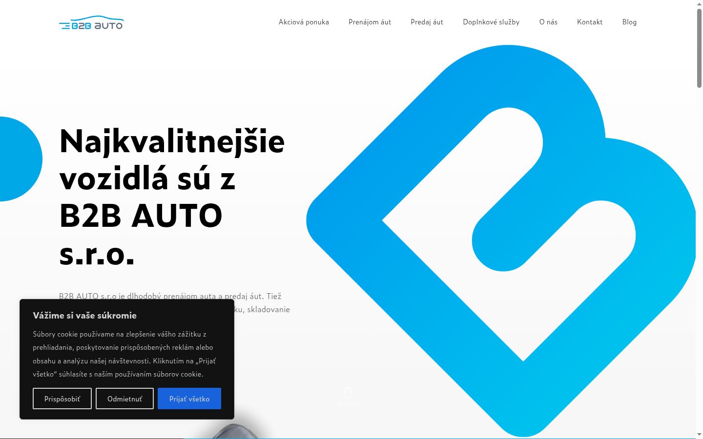 Screenshot tal-banner tal-kunsens muri qabel kwalunkwe interazzjoni