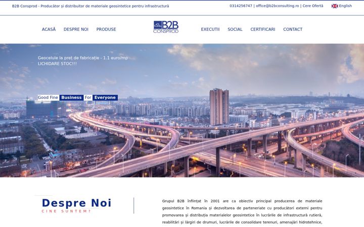 Screenshot of b2bconsulting.ro