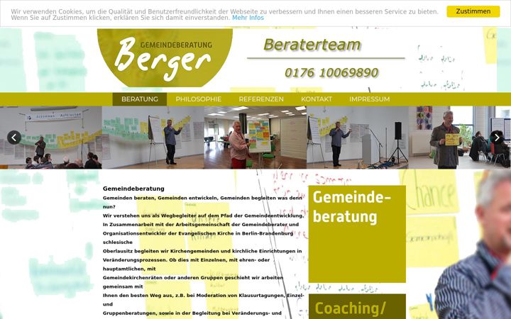 Screenshot of b2berger.de