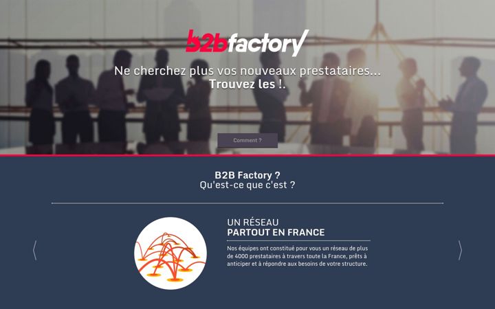 Screenshot of b2bfactory.fr