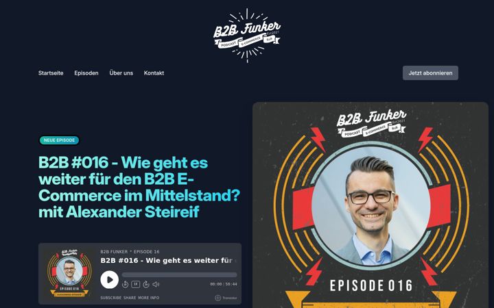 Képernyőkép: b2bfunker.de