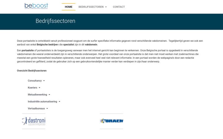 Screenshot of b2bgids.be