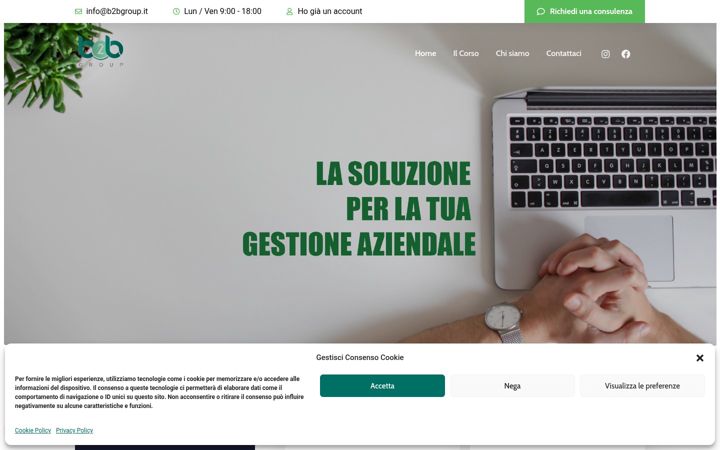 Screenshot of b2bgroup.it