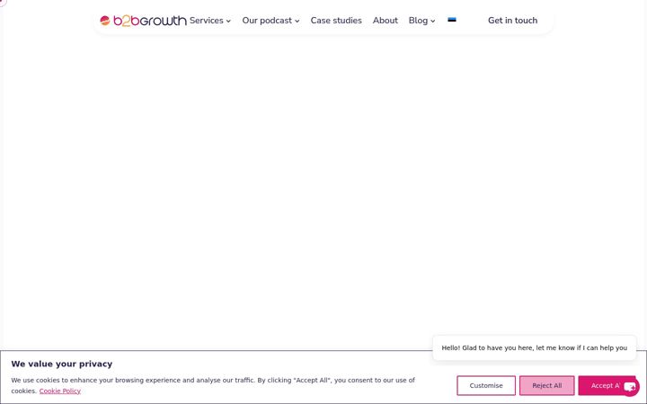 Screenshot of b2bgrowth.eu