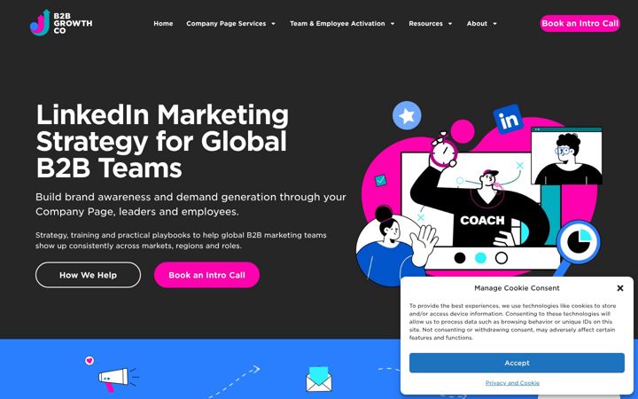 Screenshot of b2bgrowthco.com