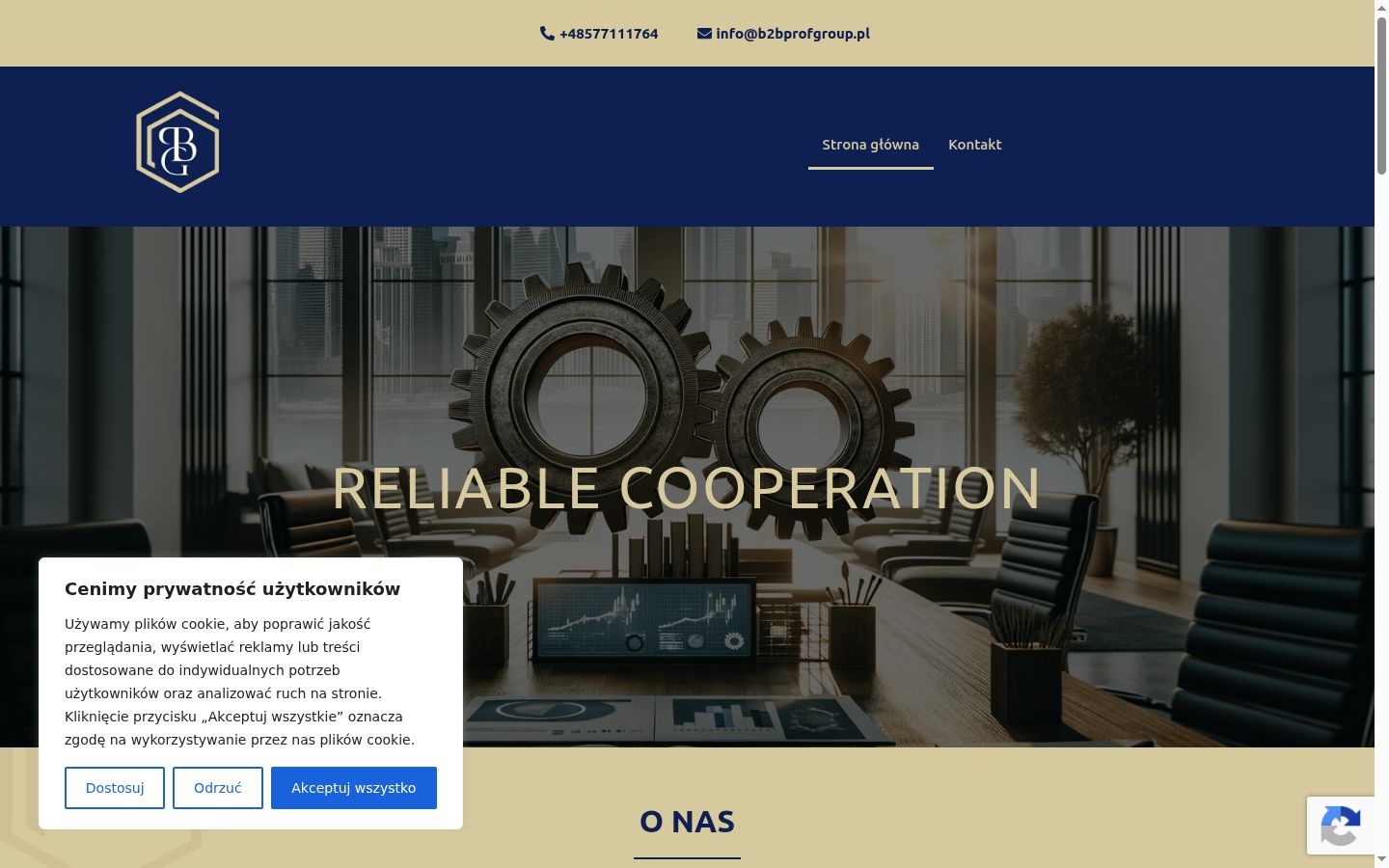 Screenshot tal-banner tal-kunsens muri qabel kwalunkwe interazzjoni