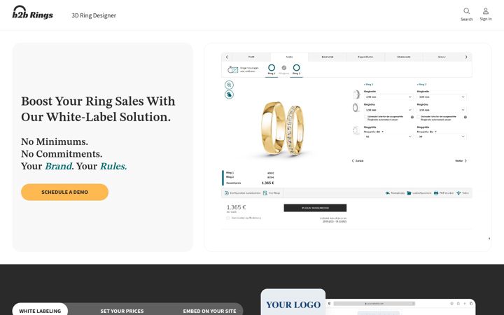 Screenshot of b2brings.com