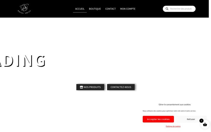 Screenshot of b2broyalswiss.be