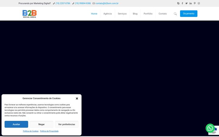 Screenshot of b2bsm.com.br