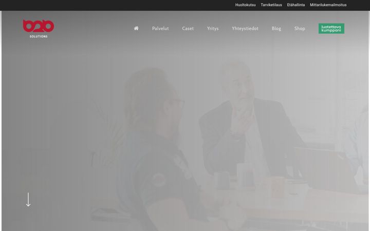 Screenshot of b2bsolutions.fi