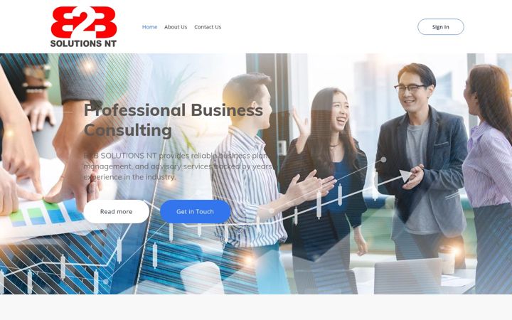 Screenshot of b2bsolutionsnt.com