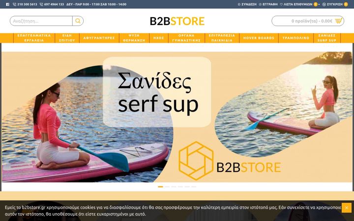 Screenshot of b2bstore.gr