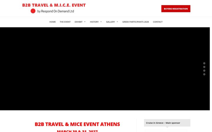 Screenshot of b2btravelevent.com
