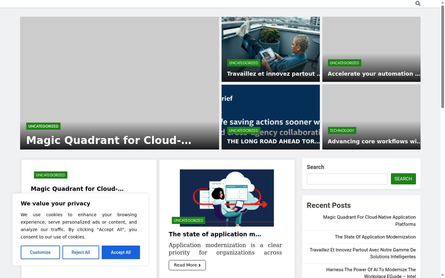 Screenshot tal-banner tal-kunsens muri qabel kwalunkwe interazzjoni