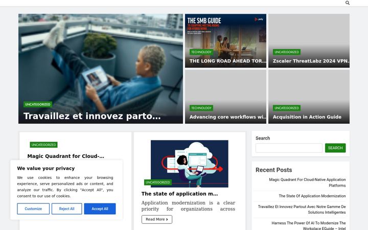 Screenshot of b2bworldcontent.com