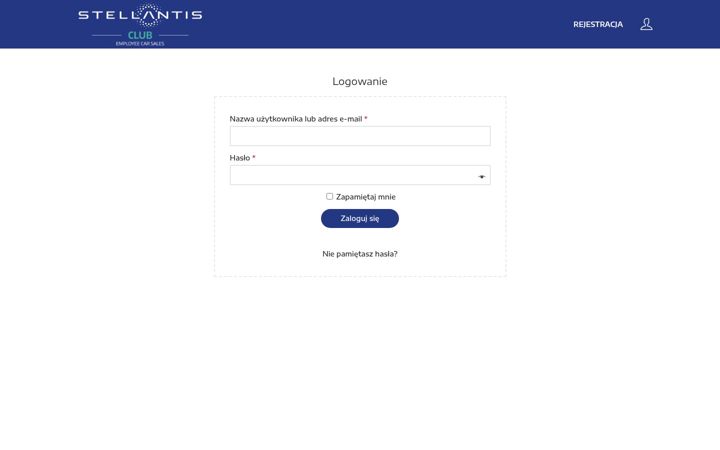 Screenshot of b2e-stellantis.pl